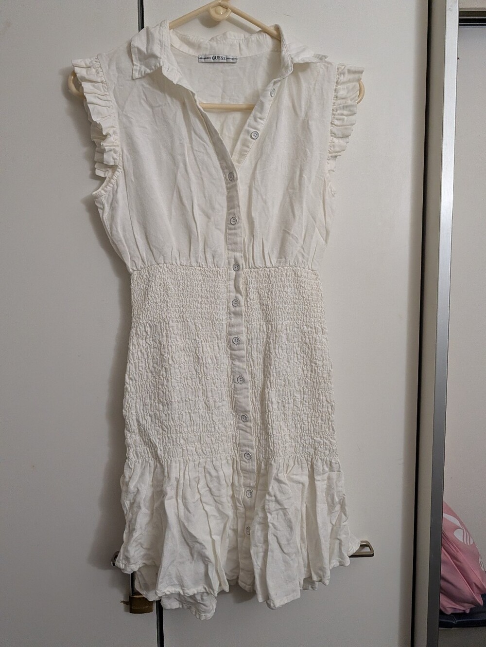 White Guess Summer Dress Size Xs Perfect Condition Never Worn